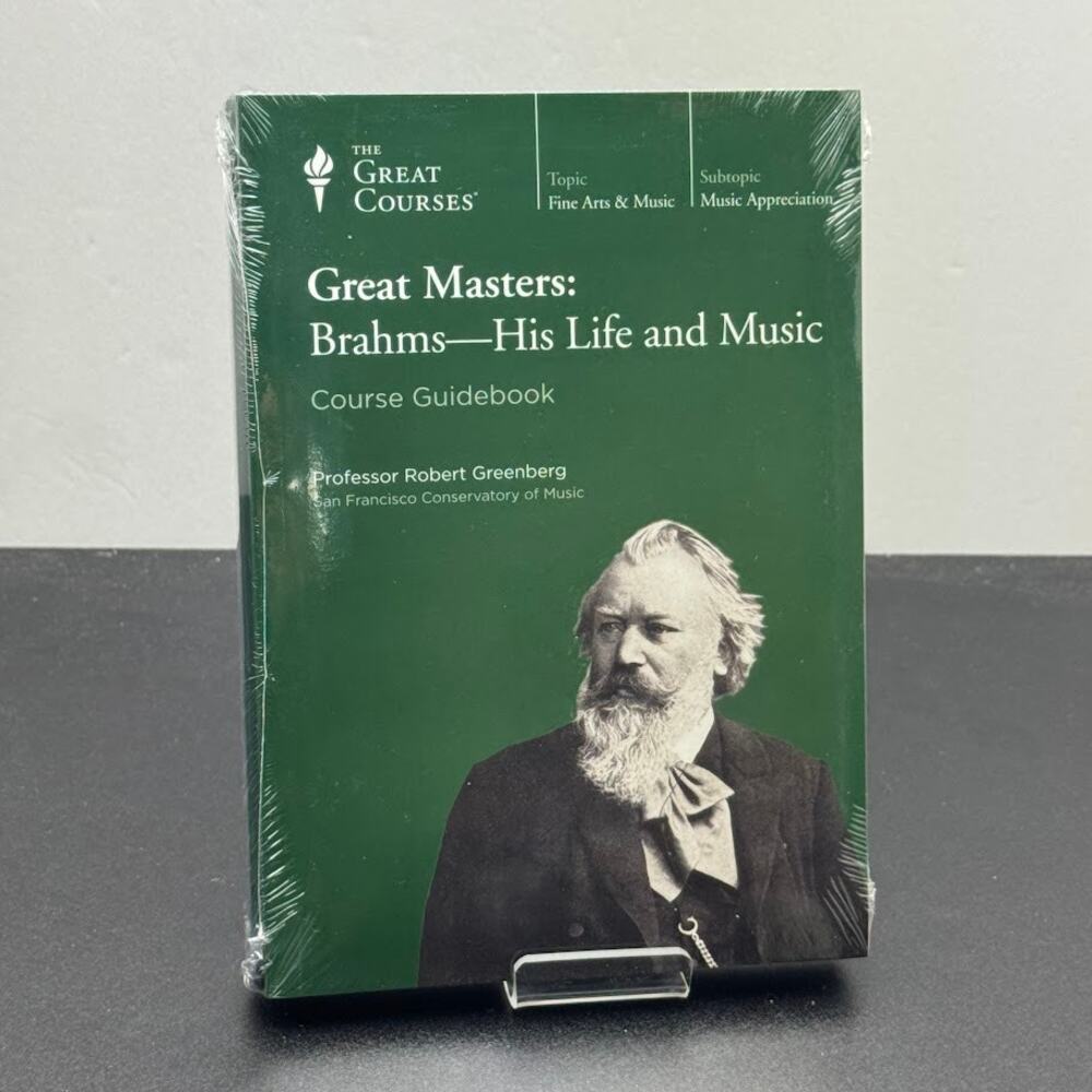 The Great Courses: Great Masters: Brahms—His Life and Music Guidebook & DVD's